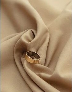 klasieke brede ring